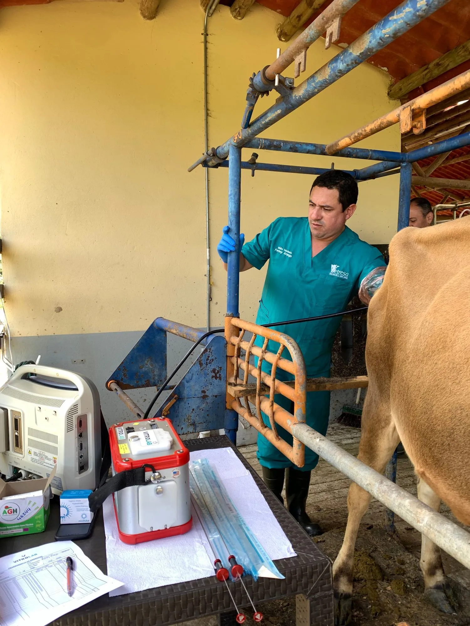 Equipo de transferencia de embriones